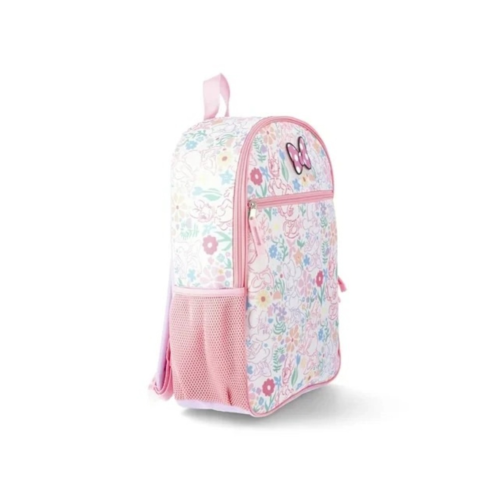 Minnie Mouse Girls 16" Laptop Backpack Light-Up Badge Pink NEW 2026 - Picture 5 of 6